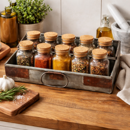 Oude bakblikken set van 2