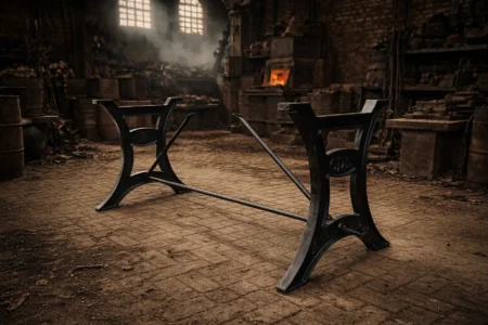 Gietijzeren tafelonderstel “Café de Lyon” 