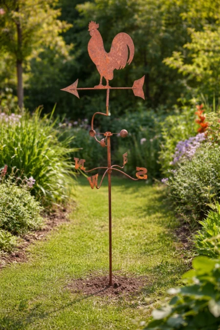 Wind wijzer-roest-kip