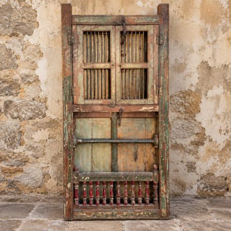 Oude Indiase houten deur – 170 x 85